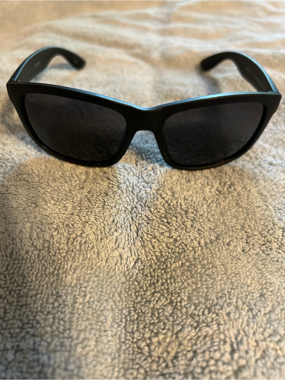 Men's Black Rectangular Sunglasses - Classic Everyday Shade, Shady Rays